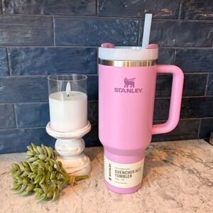 Stanley Quencher H2.0 FlowState 40oz Tumbler Lilac Pink Insulated Travel Mug NEW